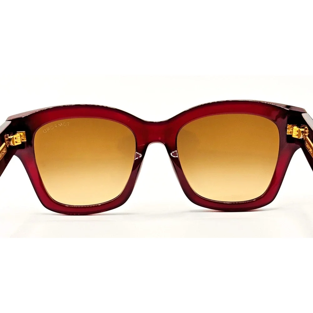 Tom Ford Sunglasses TF1329-F 81F Icon Violet Butterfly Brown Gradient Asian Fit